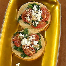 Spinach Phyllo Pizza