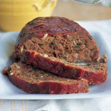 Italian Meat Loaf with Fresh Basil and Provolone