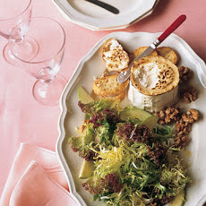 Frisee and Green-Apple Salad with Goat-Cheese Toasts