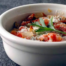 Baked Frittata Ribbons in Tomato Sauce