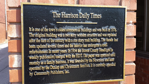 The Harrison Daily Times Plaque