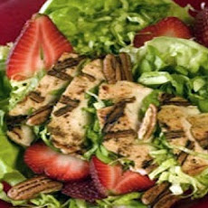 Grilled Chicken Salad with Seasonal Fruit