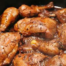 Chicken Adobo with Peaches or Mango