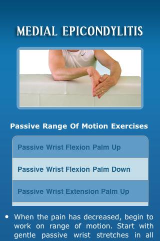 【免費健康App】Medical iRehab Golfer's Elbow-APP點子