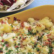 Cauliflower and Ham au Gratin