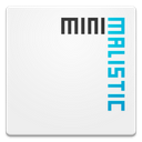 Minimalistic Text: Widgets mobile app icon