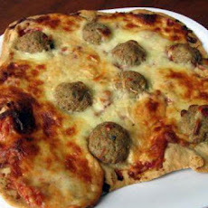 Meatball Pizza