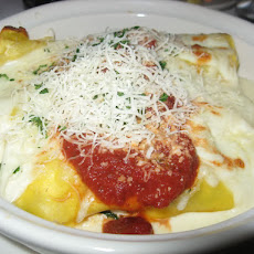 Chicken Cannelloni With Cream Sauce