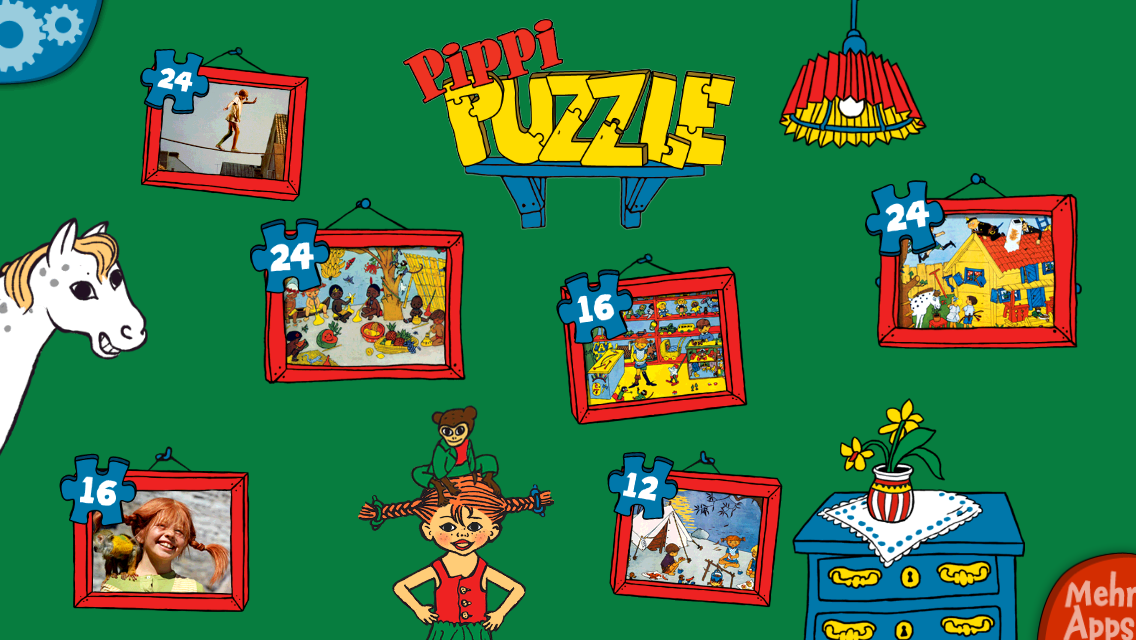 Android application Pippi Puzzle screenshort