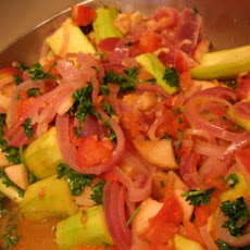 Zucchini and Apple Saute