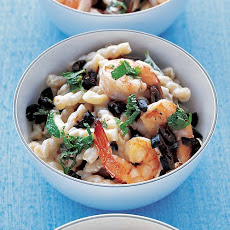 Greek-Style Pasta with Shrimp