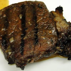 Grilled Beef Tenderloin Steaks in Balsamic Marinade