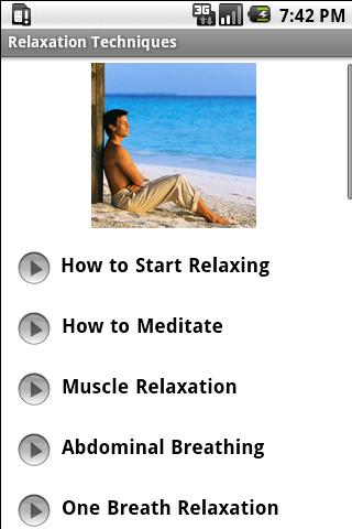 Relaxation Techniques