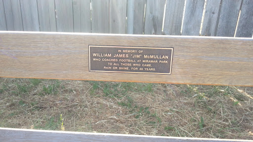 William McMullan Memorial Seat