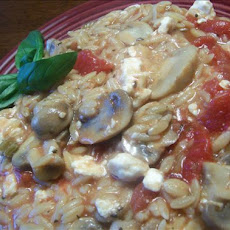 Greek Mushroom Orzo
