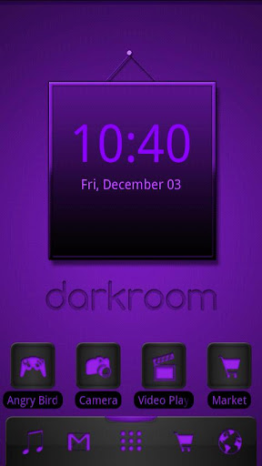ADW Theme Darkroom Purple
