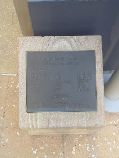 Gold Coast Sister Cities Recognition Plaque