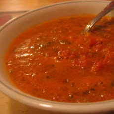 Spicy Roasted Red Pepper Soup