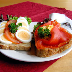 Californian Open Faced Sandwich 1965
