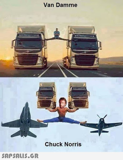 Van Damme Chuck Norris 