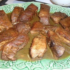 Balsamic Glazed Pork With Caramelized Onions