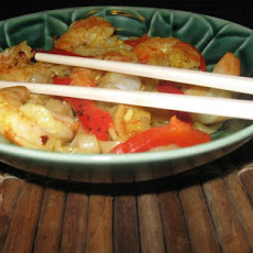 Stir-Fried Rice Noodles With Curried Shrimp - America's Test Kit