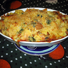 Savory Spinach Artichoke Bread Pudding
