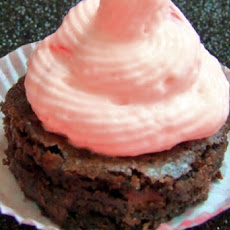 Brownie Bites and Cherry Mousse