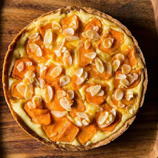 Almond Persimmon Cream Cheese Tart