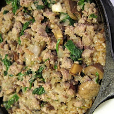 Melted Kale with Farro