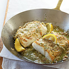 Roast Cod with Garlic Butter