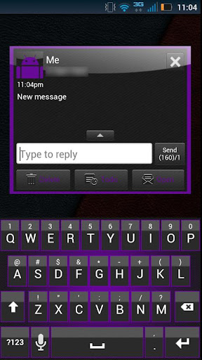 【免費個人化App】GO SMS Clean Purple Theme-APP點子