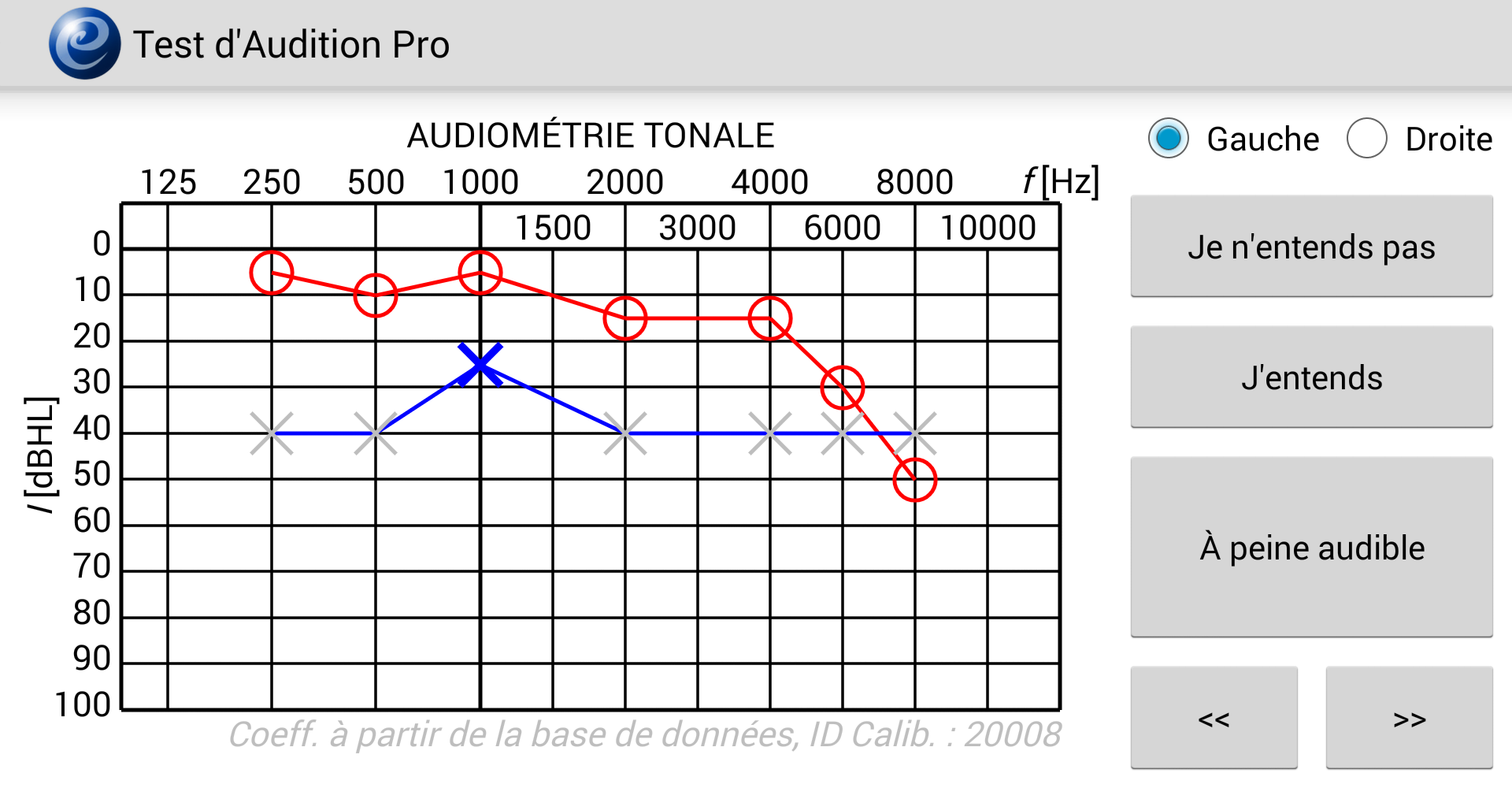 Android application Hearing Test Pro screenshort