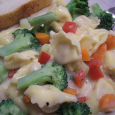 Tortellini With Light Alfredo Sauce