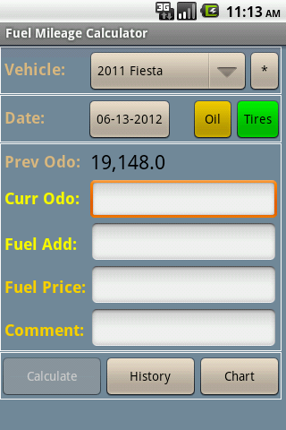 Fuel Mileage Calculator