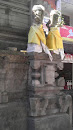 Twin Statues at Pura Sindu Sunaya
