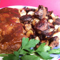 Roasted Mushrooms and Pearl Onions