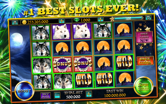 Android application Slots™ Wolf FREE Slot Machines screenshort