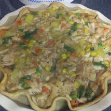 Open-Faced Turkey Pot Pie
