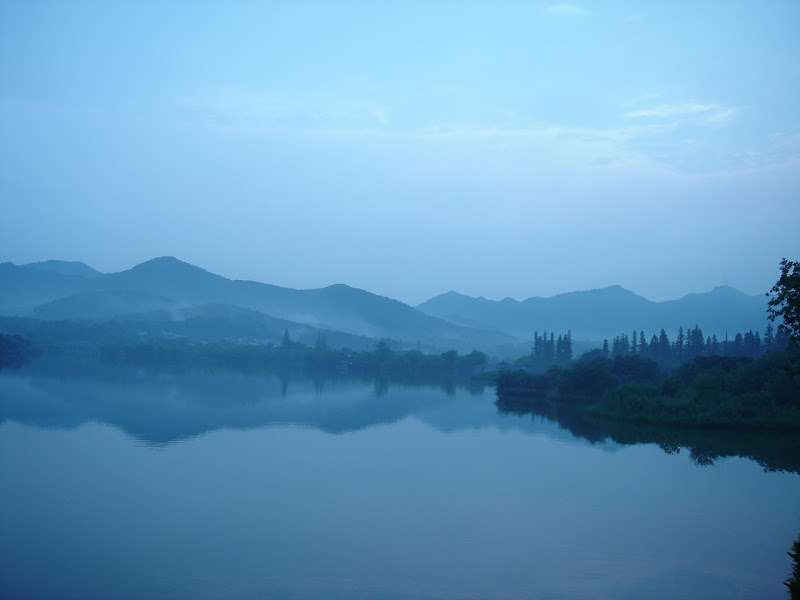 杨公堤晚照