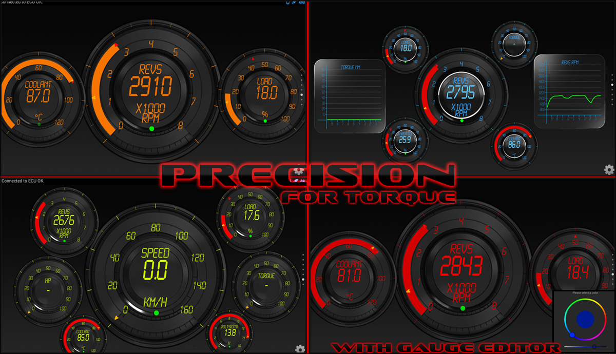 Android application Torque Precision Theme OBD 2 screenshort