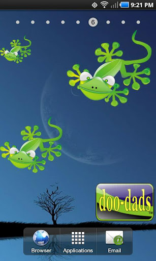 Gary Gecko green doo-dad