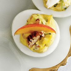 Georgia Peach Deviled Eggs