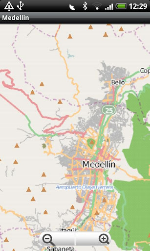 Medellin Street Map