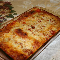 Ground Chicken and Spinach Cannelloni