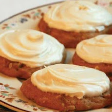 Frosted Rhubarb Cookies