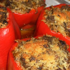 Stuffed Peppers with Cabbage