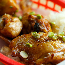 Asian Fried Chicken with Honey Ginger Sauce