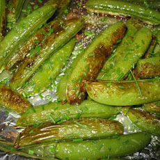 Roasted Sugar Snap Peas