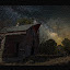 Barn III by Aaron Groen - Landscapes Nightscapes ( border added to fit and resized for pixoto, forgotten series, light painting, barn, pwcstars, stars, milky way stars, milky way )